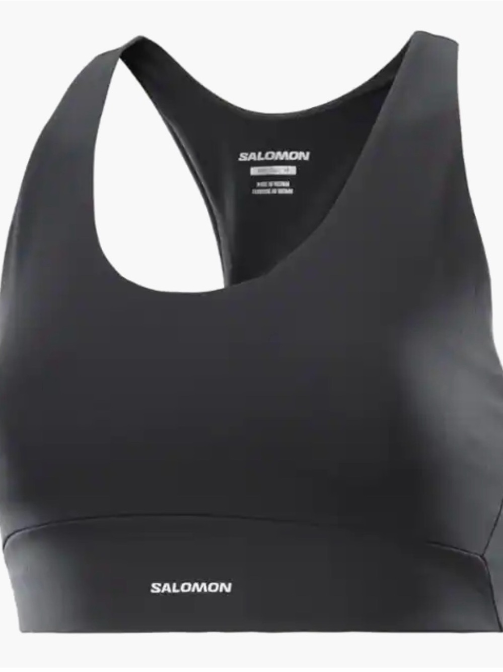 Salomon Black Sports Bra